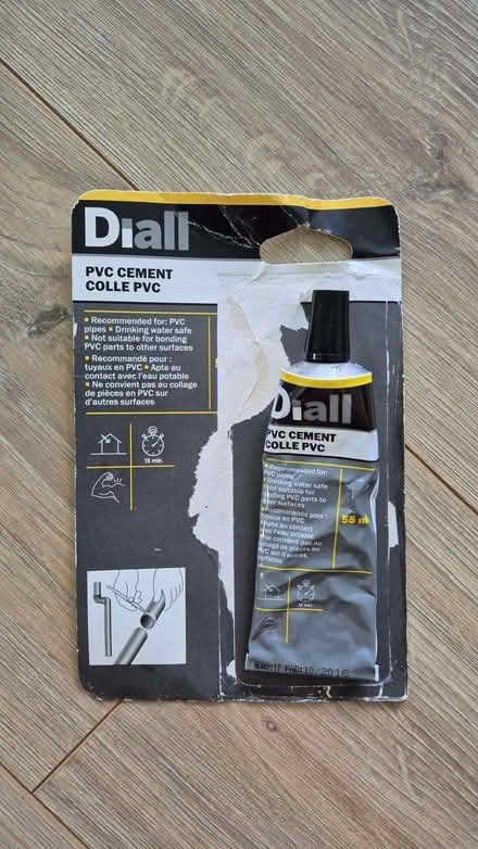 Photo of free PVC cement/glue for PVC pipework (Kidlington OX5) #2