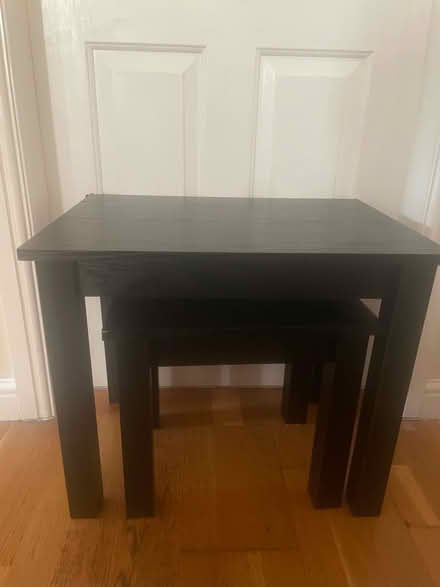 Photo of free Nest of 2 black tables (Meanwood LS6) #1