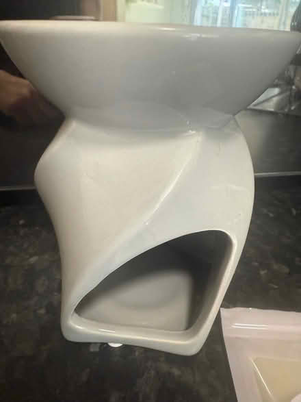 Photo of free Grey ceramic candle wax melt holder (Carshalton) #3