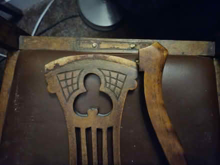 Photo of free Three wonky chairs needing repair (Oatlands/Gorbals G5) #2