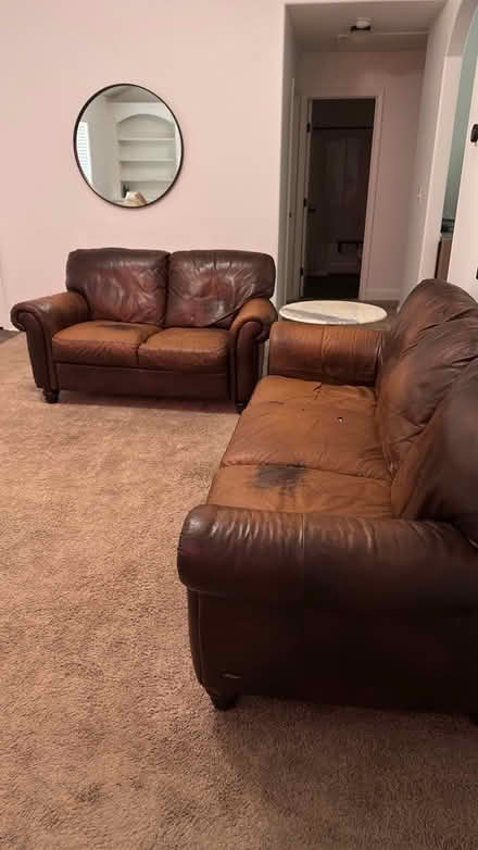 Photo of free couch and loveseat (Statham Ga) #3