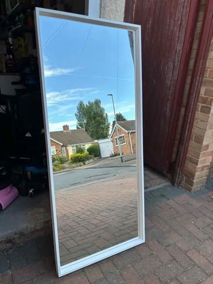 Photo of free Ikea white NISSEDAL mirror (Far Bletchley MK3) #1
