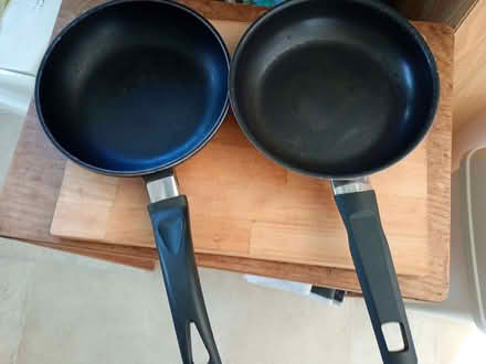 Photo of free 2 small frying pans (Parkstone BH14) #1