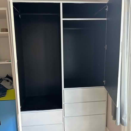 Photo of free Wardrobe hard wood white (Lavender Hill SW11) #2