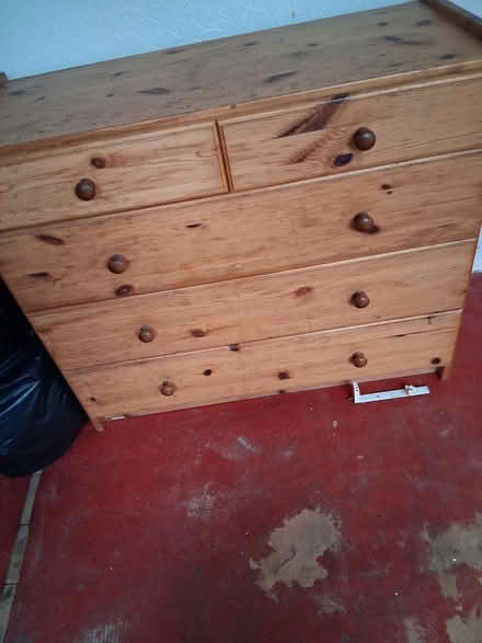 Photo of free Pine wardrobe and chest of drawers (Welwyn Garden City AL8) #1