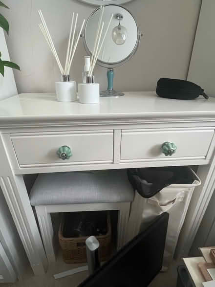 Photo of free White dressing table and stool (Loughton IG10) #1