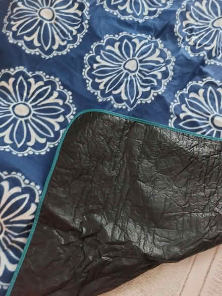 Photo of free Waterproof Blue Picnic Blanket and Woven Picnic Basket (Fitzrovia NW1) #2