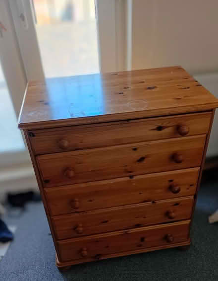 Photo of free Pine chest of drawers (ME7) #1