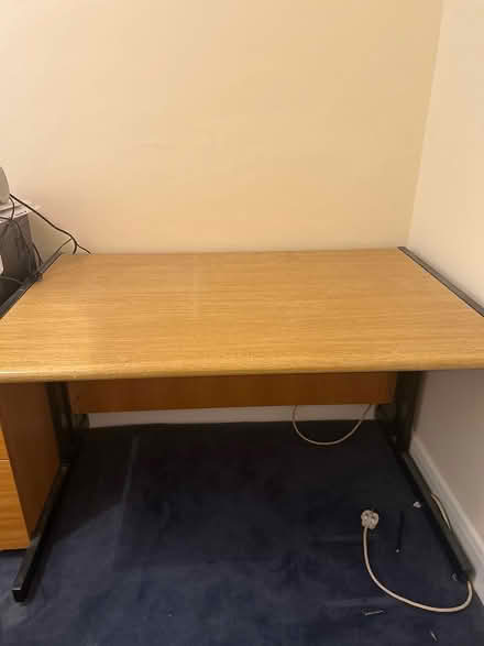 Photo of free Large wooden desk (Gidea Park Romford RM2) #1