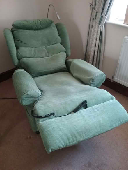 Photo of free Green Recliner Factory riser recliner armchair (Four Crosses SY22) #2