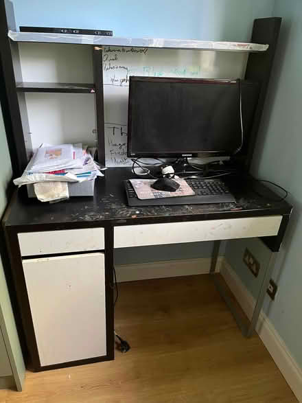 Photo of free Computer Desk with Book Shelf (SE16) #1