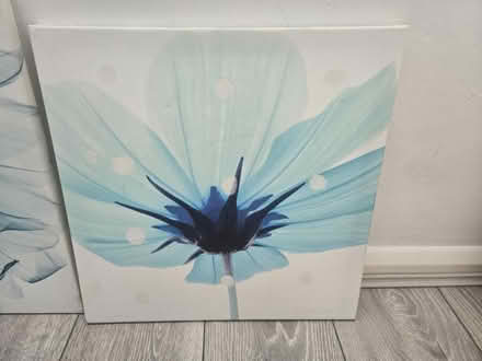 Photo of free 2 x blue flower prints (NN18) #2