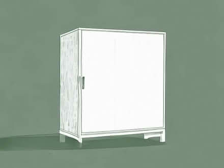 Photo of White wardrobe with doors Colour white (Highwood Hill NW7) #1