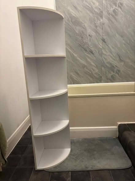 Photo of free White corner shelves unit (Brixton SW2) #1