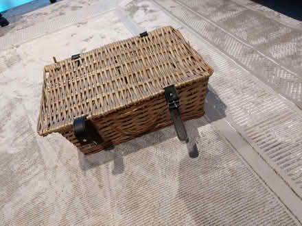 Photo of free Waterproof Blue Picnic Blanket and Woven Picnic Basket (Fitzrovia NW1) #3