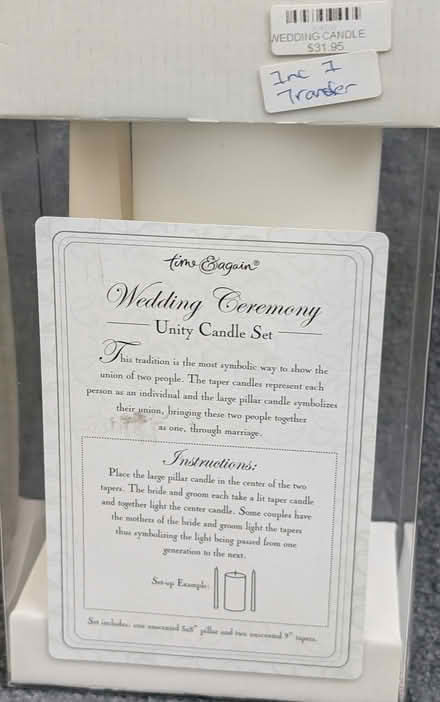 Photo of free Wedding/Unity candles & stands (Santa Clara near Great America) #3