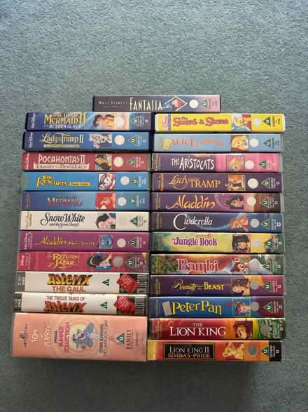 Photo of free Disney VHS tapes (Brackley. NN13) #1