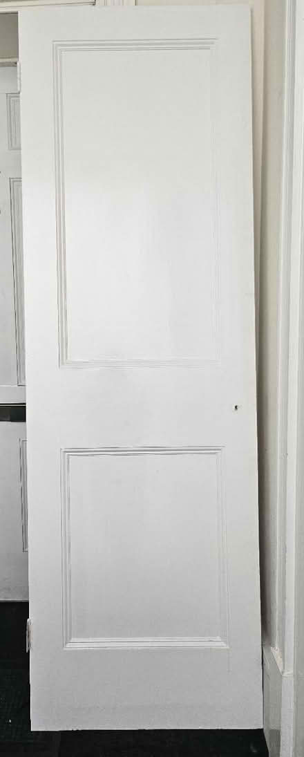 Photo of free Pine panelled cupboard door (London Fields) #1