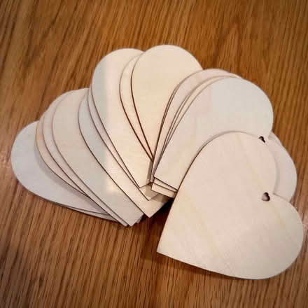 Photo of free Plywood Heart Shapes (x17) (Chipping Norton OX7) #1