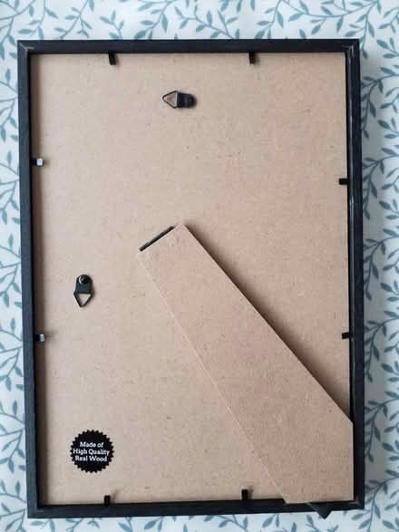 Photo of free A4 black frame- stained wood (Catford) #2