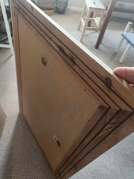 Photo of free Wooden mirror (SE18 Royal Herbert Hospital) #3
