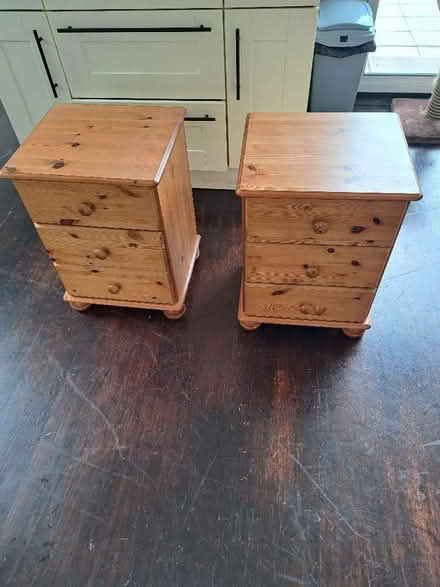 Photo of free 2 x pine bedside tables (Moulsham CM2) #1