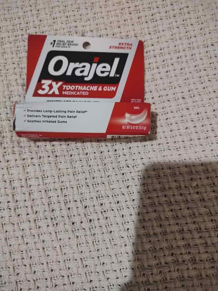 Photo of free Unopened Oragel Extra Strength (Near Fairview & 55th St, DG) #1