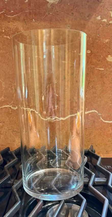 Photo of free Tall glass cylindrical vase (Mill Valley) #1