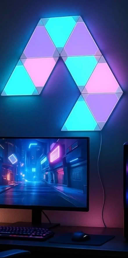 Photo of free 9 nanoleaf light panels (Caldecott OX14) #1