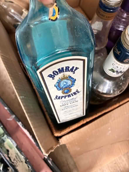 Photo of free 8 empty spirit & liqueur bottles (Freemantle SO15) #1