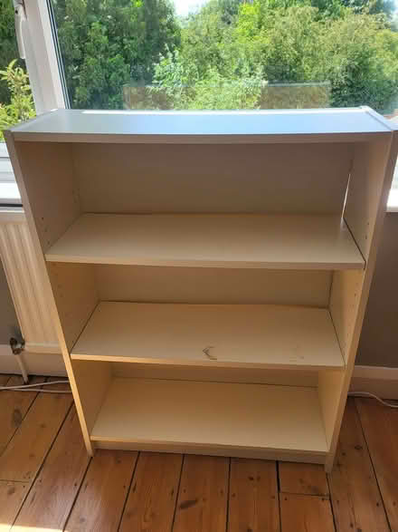 Photo of free White freestanding shelves (Lye Valley OX3) #2