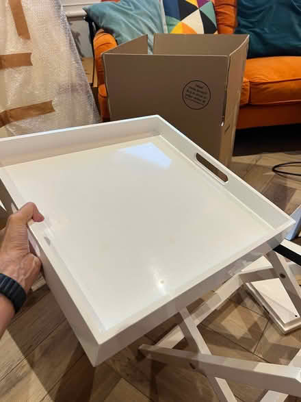 Photo of free Pair of side tables with removable trays (Streatham SW16) #2
