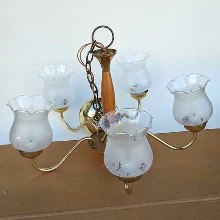 Photo of free Vintage Eichler chandelier (Santa Clara near Great America) #2