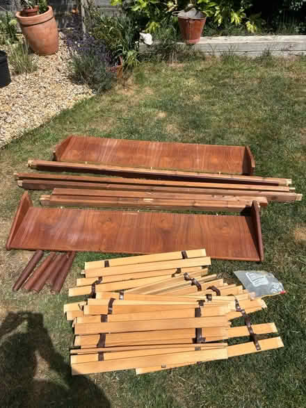 Photo of free Double wooden bed (Bn34jl) #2
