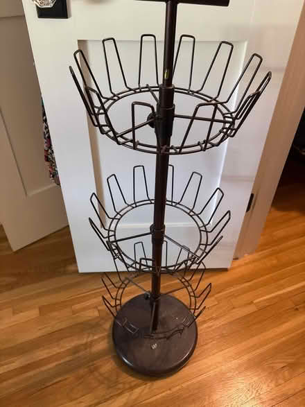 Photo of free Rotating shoe rack (Ossining) #1