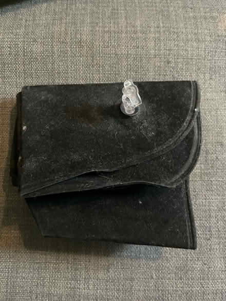 Photo of free Black velvet blow up neck pillow (Cardonald, Glasgow, G52) #2