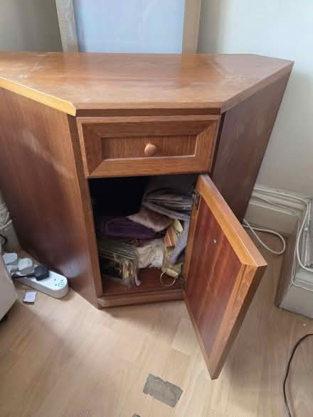 Photo of free Sturdy wooden corner cupboard (Goodmayes IG3) #3