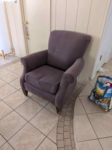 Photo of free Purple armchair (Cherry Hills) #2
