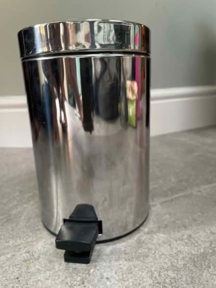 Photo of free Brabantia chrome pedestal bin (Lower Weston) #1