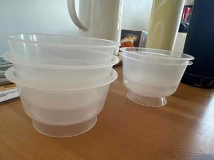 Photo of free Plastic dessert / snack bowls x 5 (Cowley OX4) #1