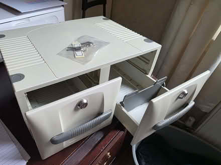 Photo of free Small 2 drawer lockable chest. (Hooley Brow OL10) #2