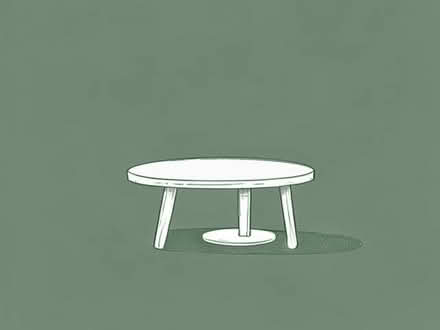 Photo of Small white desktop table (Streatham SW16) #1
