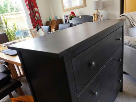 Photo of free Black chest of drawers. Ikea (Marlow) #4