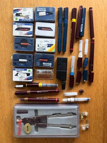 Photo of free Technical drawing pens and accessories (Ashby de la Zouch LE65) #1