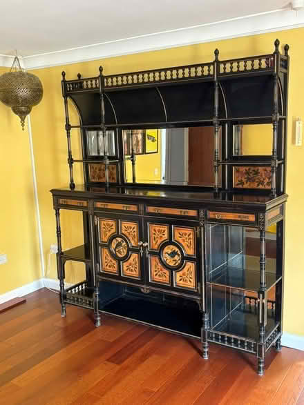 Photo of free Ca. 1900 Ebonised Chinese Style Chiffonier (Richmond TW10) #2