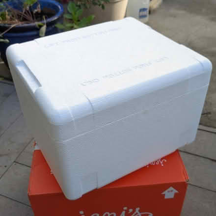 Photo of free Styrofoam cooler/shipping box (Santa Clara near Great America) #1