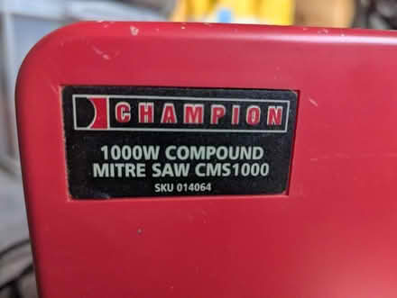 Photo of free Mitre compound saw (Norton Lees S8) #4