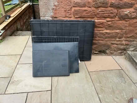Photo of free 2no dog crates one large and one small (Frankby CH48) #1