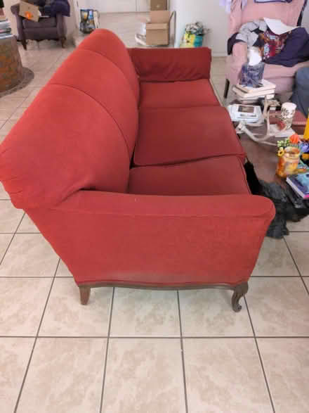 Photo of free Red Couch (Cherry Hills) #1
