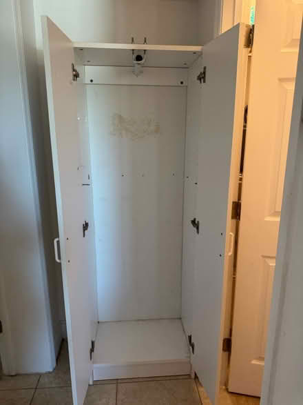 Photo of free White wooden cabinet (Indiatlantic) #1
